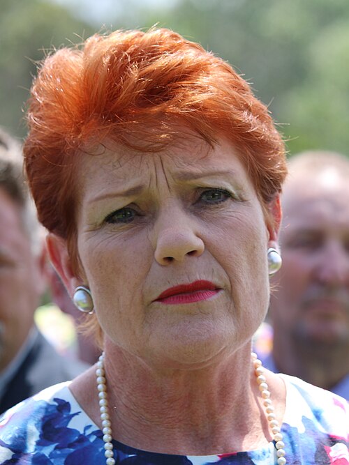 Official photo of Pauline Hanson