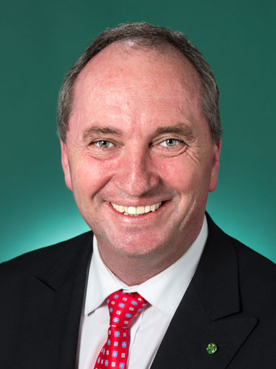 Official photo of Barnaby Joyce