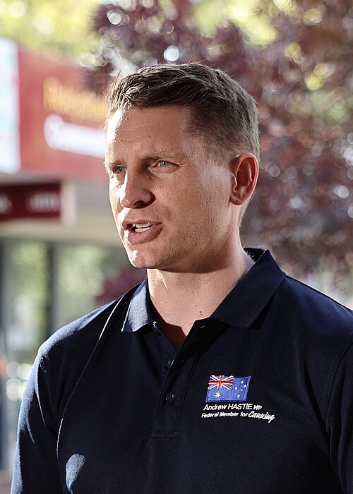 Official photo of Andrew Hastie